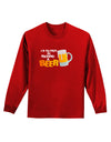 I'd Rather Be Having A Beer Adult Long Sleeve Dark T-Shirt-TooLoud-Red-Small-Davson Sales