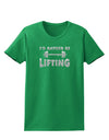 I'd Rather Be Lifting Womens Dark T-Shirt-TooLoud-Kelly-Green-X-Small-Davson Sales