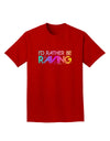 I'd Rather Be Raving Adult Dark T-Shirt-Mens T-Shirt-TooLoud-Red-Small-Davson Sales