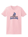 I'd Rather Be Sailing Womens T-Shirt-Womens T-Shirt-TooLoud-PalePink-X-Small-Davson Sales