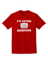 I'd Rather Be Sleeping Adult Dark T-Shirt-Mens T-Shirt-TooLoud-Red-Small-Davson Sales