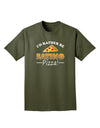 I'd Rather - Pizza Adult Dark T-Shirt-Mens T-Shirt-TooLoud-Military-Green-Small-Davson Sales