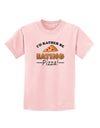 I'd Rather - Pizza Childrens T-Shirt-Childrens T-Shirt-TooLoud-PalePink-X-Small-Davson Sales