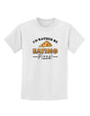 I'd Rather - Pizza Childrens T-Shirt-Childrens T-Shirt-TooLoud-White-X-Small-Davson Sales