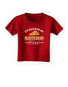 I'd Rather - Pizza Toddler T-Shirt Dark-Toddler T-Shirt-TooLoud-Red-2T-Davson Sales