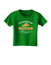 I'd Rather - Pizza Toddler T-Shirt Dark-Toddler T-Shirt-TooLoud-Clover-Green-2T-Davson Sales