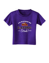 I'd Rather - Steak Toddler T-Shirt Dark-Toddler T-Shirt-TooLoud-Purple-2T-Davson Sales