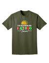 I'd Rather - Tacos Adult Dark T-Shirt-Mens T-Shirt-TooLoud-Military-Green-Small-Davson Sales