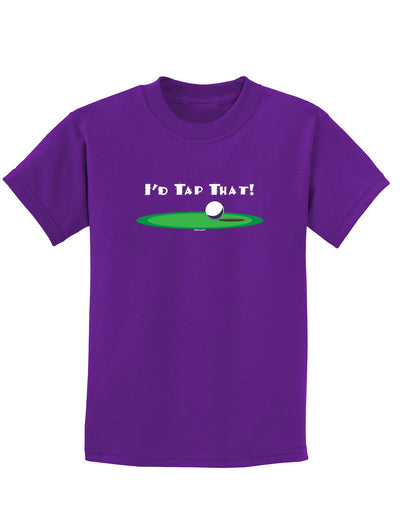 I'd Tap That Childrens Dark T-Shirt-Childrens T-Shirt-TooLoud-Purple-X-Small-Davson Sales