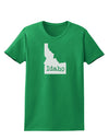 Idaho - United States Shape Womens Dark T-Shirt by TooLoud-Womens T-Shirt-TooLoud-Kelly-Green-X-Small-Davson Sales