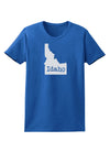 Idaho - United States Shape Womens Dark T-Shirt by TooLoud-Womens T-Shirt-TooLoud-Royal-Blue-X-Small-Davson Sales