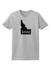 Idaho - United States Shape Womens T-Shirt by TooLoud-Womens T-Shirt-TooLoud-AshGray-X-Small-Davson Sales