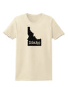 Idaho - United States Shape Womens T-Shirt by TooLoud-Womens T-Shirt-TooLoud-Natural-X-Small-Davson Sales