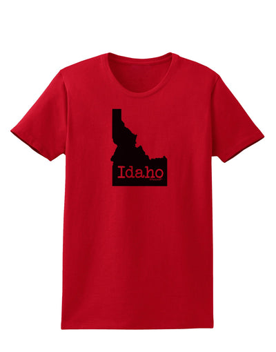 Idaho - United States Shape Womens T-Shirt by TooLoud-Womens T-Shirt-TooLoud-Red-X-Small-Davson Sales