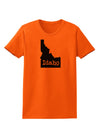 Idaho - United States Shape Womens T-Shirt by TooLoud-Womens T-Shirt-TooLoud-Orange-X-Small-Davson Sales