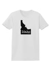 Idaho - United States Shape Womens T-Shirt by TooLoud-Womens T-Shirt-TooLoud-White-X-Small-Davson Sales