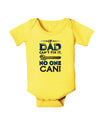 If Dad Can't Fix It Baby Romper Bodysuit-Baby Romper-TooLoud-Yellow-06-Months-Davson Sales