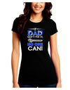 If Dad Can't Fix It Juniors Petite Crew Dark T-Shirt-T-Shirts Juniors Tops-TooLoud-Black-Juniors Fitted Small-Davson Sales