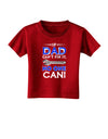 If Dad Can't Fix It Toddler T-Shirt Dark-Toddler T-Shirt-TooLoud-Red-2T-Davson Sales