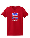 If Dad Can't Fix It Womens Dark T-Shirt-TooLoud-Red-X-Small-Davson Sales