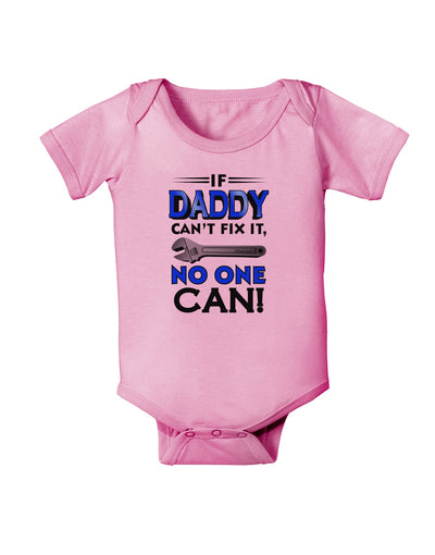 If Daddy Can't Fix It Baby Romper Bodysuit-Baby Romper-TooLoud-Pink-06-Months-Davson Sales