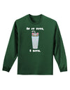 If It Fits - Cute Cat Design Adult Long Sleeve Dark T-Shirt by TooLoud-TooLoud-Dark-Green-Small-Davson Sales