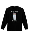 If It Fits - Cute Cat Design Adult Long Sleeve Dark T-Shirt by TooLoud-TooLoud-Black-Small-Davson Sales