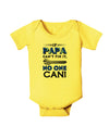 If Papa Can't Fix It Baby Romper Bodysuit-Baby Romper-TooLoud-Yellow-06-Months-Davson Sales