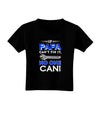 If Papa Can't Fix It Toddler T-Shirt Dark-Toddler T-Shirt-TooLoud-Black-2T-Davson Sales