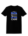 If Papa Can't Fix It Womens Dark T-Shirt-TooLoud-Black-X-Small-Davson Sales