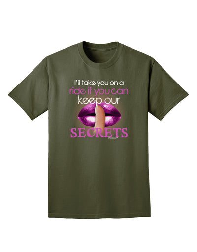 If You Can Keep Our Secrets Adult Dark T-Shirt-Mens T-Shirt-TooLoud-Military-Green-Small-Davson Sales