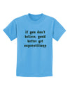 If You Don't Believe You'd Better Get Superstitious Childrens T-Shirt by TooLoud-Childrens T-Shirt-TooLoud-Aquatic-Blue-X-Small-Davson Sales