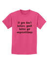 If You Don't Believe You'd Better Get Superstitious Childrens T-Shirt by TooLoud-Childrens T-Shirt-TooLoud-Sangria-X-Small-Davson Sales