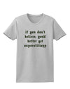 If You Don't Believe You'd Better Get Superstitious Womens T-Shirt by TooLoud-Womens T-Shirt-TooLoud-AshGray-X-Small-Davson Sales