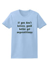 If You Don't Believe You'd Better Get Superstitious Womens T-Shirt by TooLoud-Womens T-Shirt-TooLoud-Light-Blue-X-Small-Davson Sales