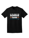 If You Want The Rainbow Quote Adult Dark T-Shirt by TooLoud-Mens T-Shirt-TooLoud-Black-Small-Davson Sales