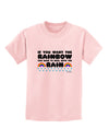 If You Want The Rainbow Quote Childrens T-Shirt by TooLoud-Childrens T-Shirt-TooLoud-PalePink-X-Small-Davson Sales