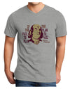 If you Fail to Plan, you Plan to Fail-Benjamin Franklin Adult V-Neck T-shirt-Mens T-Shirt-TooLoud-HeatherGray-Small-Davson Sales