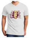 If you Fail to Plan, you Plan to Fail-Benjamin Franklin Adult V-Neck T-shirt-Mens T-Shirt-TooLoud-White-Small-Davson Sales