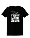 If you are in a hole stop digging Dark Womens Dark T-Shirt Black 3XL T
