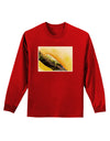 Iguana Watercolor Adult Long Sleeve Dark T-Shirt-TooLoud-Red-Small-Davson Sales