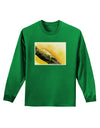 Iguana Watercolor Adult Long Sleeve Dark T-Shirt-TooLoud-Kelly-Green-Small-Davson Sales