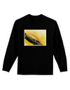 Iguana Watercolor Adult Long Sleeve Dark T-Shirt-TooLoud-Black-Small-Davson Sales