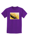 Iguana Watercolor Childrens Dark T-Shirt-Childrens T-Shirt-TooLoud-Purple-X-Small-Davson Sales