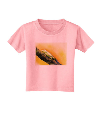 Iguana Watercolor Toddler T-Shirt-Toddler T-Shirt-TooLoud-Candy-Pink-2T-Davson Sales