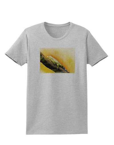 Iguana Watercolor Womens T-Shirt-Womens T-Shirt-TooLoud-AshGray-X-Small-Davson Sales