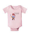 I'll Cut You - Petey the Pirate Baby Romper Bodysuit-Baby Romper-TooLoud-Light-Pink-06-Months-Davson Sales