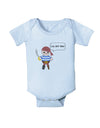 I'll Cut You - Petey the Pirate Baby Romper Bodysuit-Baby Romper-TooLoud-Light-Blue-06-Months-Davson Sales