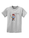 I'll Cut You - Petey the Pirate Childrens T-Shirt-Childrens T-Shirt-TooLoud-AshGray-X-Small-Davson Sales