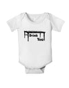 I'll Drink You Under the Table Baby Romper Bodysuit-Baby Romper-TooLoud-White-06-Months-Davson Sales